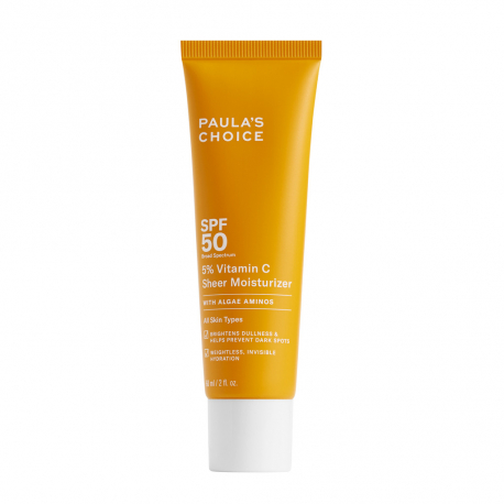 Lehký hydratační krém SPF50 s 5% vitamínem C